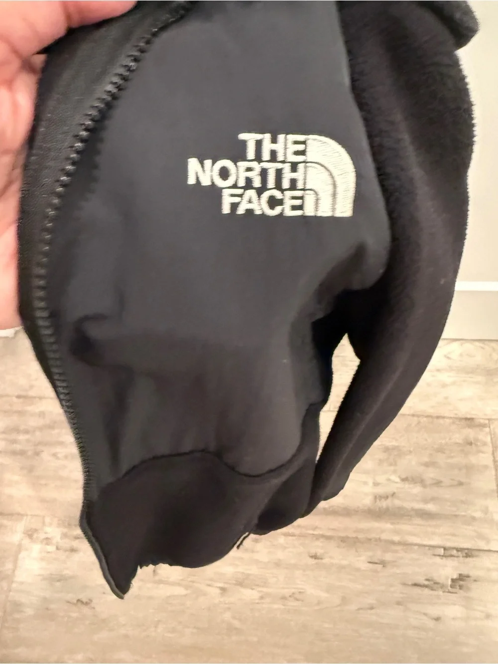 The North Face Black Teddy Fleece Hooded Jacket